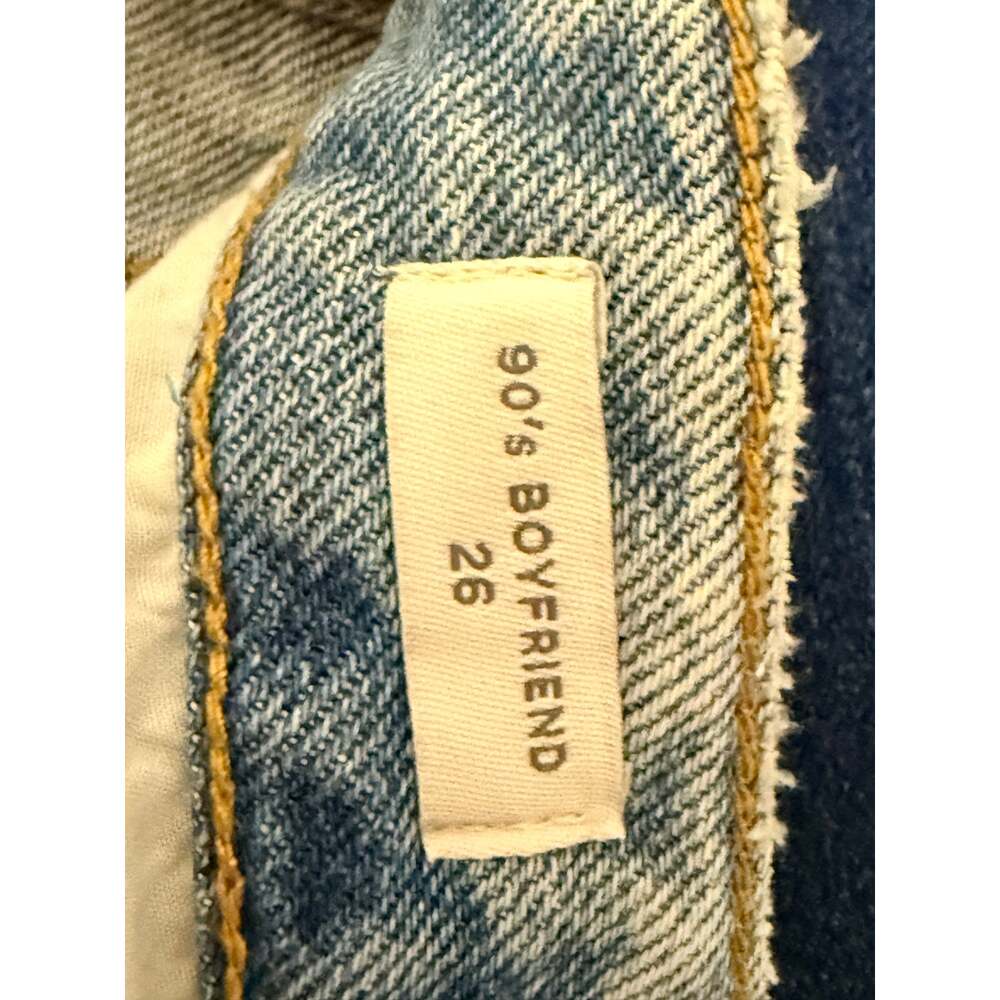 PacSun 90s Boyfriend Jeans NWT Size 26 Light Wash Distressed - Picture 7 of 7